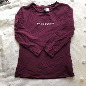H&M Babe Squad Shirt